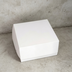 Caja blanca sin visor