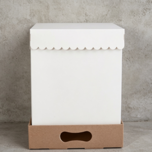 Caja con tapa para torta (Dripcake)