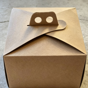 Caja corrugada para torta