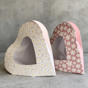Mini cajitas en forma de corazón
