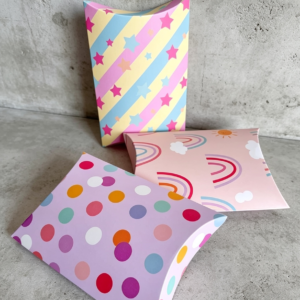 Mini cajitas almohadillas