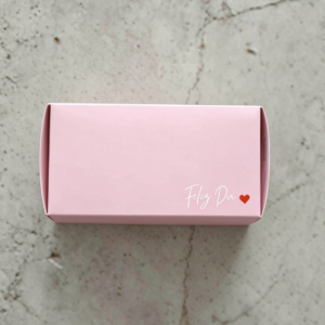 Bombonera rosa de 1/4 "Feliz Dia"