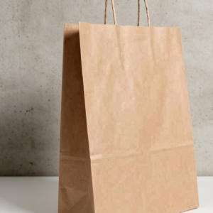 Bolsa de papel kraft marrón