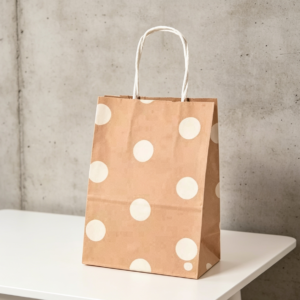 Bolsa de papel kraft lunares