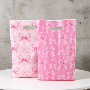 Bolsa riñón estampada moñitos