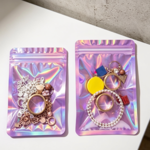 Bolsita holográfica rosa/lila