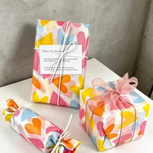 Papel de seda corazones de colores