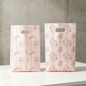 Bolsa riñón flores y moños