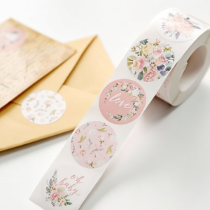Sticker en rollo (Rosas)